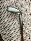 Antique Hickory Wood Shaft Lofting Iron Smooth Face Golf Club