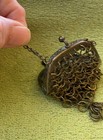 Antq  Victorian Ladies Mesh Chain Coin Purse Bag