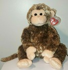 Ty Large Plush Beanie Buddy Bonsai Chimpanzee   Monkey 15  Mwmts Stuffed Animal