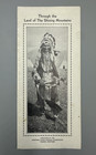 1930s Montana State Highway Native American Glacier National Park Travl Brochure