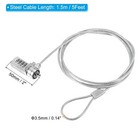 Laptop Cable Lock 5 Ft Security Cable 4 Digit Combination Computer Lock For P   