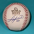 Francisco Liriano  astros  Signed Official 2017 World Series Baseball W  Bas Coa