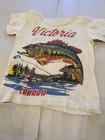 Vintage 1950s Victoria Canada Souvenir Tshirt Kids Toddler Tee
