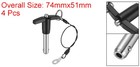 4pcs T Handle Lock Pins  9 5mm X 30mm Stainless Steel Button Quick Release Pin