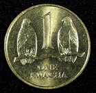 Zambia Brass 1992 1 Kwacha Two Taita Falcons Unc Km  38 Random Pick  1 Coin   3 