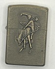 Vintage Lighter Lot Of 9 Antique Lighters Marlboro Bucking Bronco Camel Untested