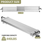 6-9 Ft Telescoping Scaffold Plank Anti-slip Aluminum Heavy Duty Adjustable Work