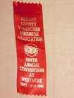 Vintage 1985 Albany Volunteer Firemen s Assn Convention Westmere  Ribbon