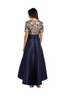 R m Richards Women s Plus Size Short Sleeve Sequin Embellished High-low Gown