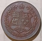 1927 Canada Confederation Commemorative Bronze Medal Victoria And George V