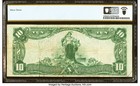 1902  10 Baltimore Maryland National Bank Note Fr  632 Pcgs Vf 25 Charter 1413