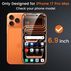 4 Pack Privacy Screen Protector For Iphone 17 Pro Max 6 9-inch With 4 Pack Camer