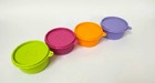 Tupperware Little Wonders tropical Small Bowls For Lunch And Carry Box-set Of 4