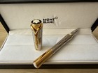 Luxurious Montblanc Rollerball Pen With Box black Ink silver gold Color