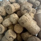 Wine Corks Champagne Knobs Wood Top Stoppers Used Lot Of 172 For Crafts Weddings