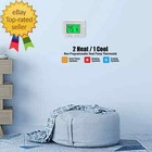 Non-programmable Heat Pump Thermostat For House 2 Heat 1 Cool  With Temperature