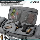 Rifle Case 51 Double Long Gun Bag Tactical Backpack Sw Gray Rb-5112dg Savior