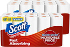New Scott Paper Towels Bulk 60 Regular Rolls 30 Double Rolls 2 Packs Of 15 White