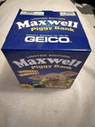 Geico Maxwell Piggy Bank With Sound Perfect Condition In Orig  Box W certificate