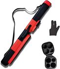 2x2 Hard Cue Case Square Pool Cue Billiard Stick Carrying Case