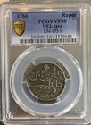     netherlands East Indies  Dutch Java  Rupee  1766 Batavia Mint  Pcgs Vf30   