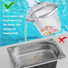 Potchen 6 Pcs Jewelry Cleaner Baskets Stainless Steel 5 Cm  Silver