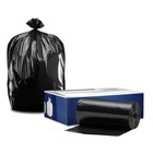 Plasticplace 40-45 Gallon Trash Bags On Rolls - Black  Total Of 100 Garbage Bags