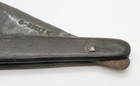 A11  Early Rare 1700 s G  Smith No Tail Straight Razor Wood Scales