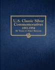 Whitman Classic   Coin Album - U s  Classic Silver Commemoratives  1892-1954