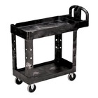 Rubbermaid Commercial Fg450088bla Utility Cart With Deep Lipped Plastic
