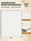 30 Sheets Watercolor Paper 8 5 X 11  Cold Press X 11 In  30 