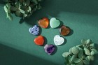 7 Chakra Heart Crystals Set Healing Stones Polished Gemstones