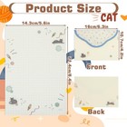 36 Pcs Writing Paper And Envelopes Set  Cute Cat Stationery 24 Lined Yellow