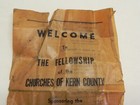 William Branham The Fellowship Of The Churches Of Kern County 1964 Song Sheet