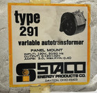 New Staco Energy Type 291 Variable Autotransformer 50 60hz 120-132v 1 Phase