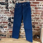 Vtg 1995 Levis 501 Jeans 32x30 Button Fly Dark Blue Denim 501-0115 Usa 90s New