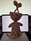 Neopets Standing Disco Aisha Plush 14    Limited Too Stuffed Vintage Pink Flower