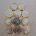 10 Rubles Russian Federation Coins  Bimetalic   Lot 11 Pcs  534 01