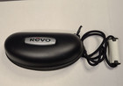 Revo Sunglasses   Eyeglasses Hard Clamshell Case Spring Hinge W  Retainer Cord