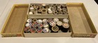 Lot Of Vtg J p Coats Spools And Boxes  w Misc Spools