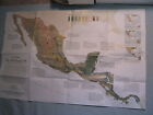 Mexico   Central America Political   Physical Map National Geographic Aug  2007