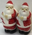 Vintage Santa Claus Salt   Pepper Shakers With Sacks  Japan 3    X 2 1 2    Vg
