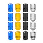 4pcs Aluminum Car Tire Valve Caps Tyre Valve Stem Cover Air Dust Wheel Rim Cap