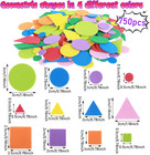 750pcs Colorful Foam Shape Stickers  Self Adhesive Mini Geometry Shapes Eva Foam