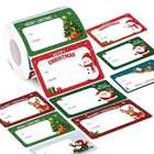 500 Christmas Gift Tags Self Adhesive Labels 3x2 Holiday To From Stickers