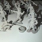 Lot Of 24 Marx Civil War Gray South Confederate 1st Series Plastic Figures