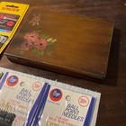 Vintage Sewing Machine Embroidery Beading Needles Various Sizes Lot In Tin Box
