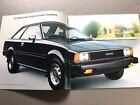 1980 Toyota Corolla 30-page Original Car Sales Brochure Catalog - Tercel