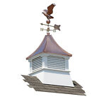 Accentua Olympia Cupola With Eagle Weathervane  24 In  Square  62 In  High