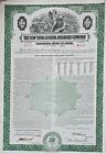Vintage 1955 New York Central Railroad Co  6   1000 Bond Certificate  Green  Nyc